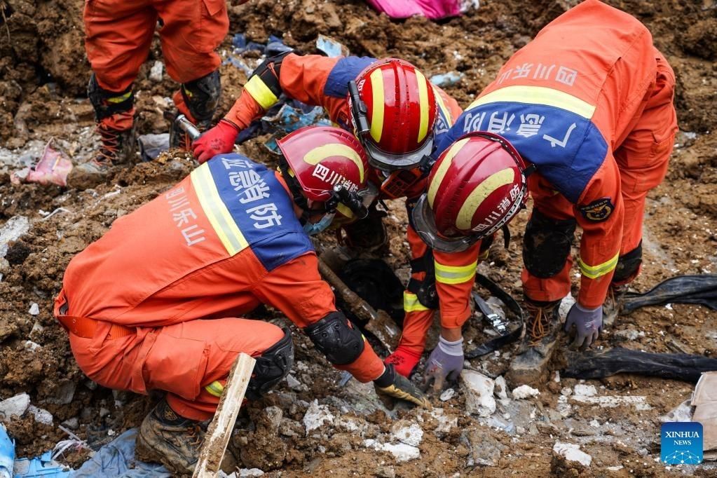 Tragedy Unfolds: Southwest China Gripped by Landslide Horror, Claiming at Least 8 Lives in Icy Embrace.
