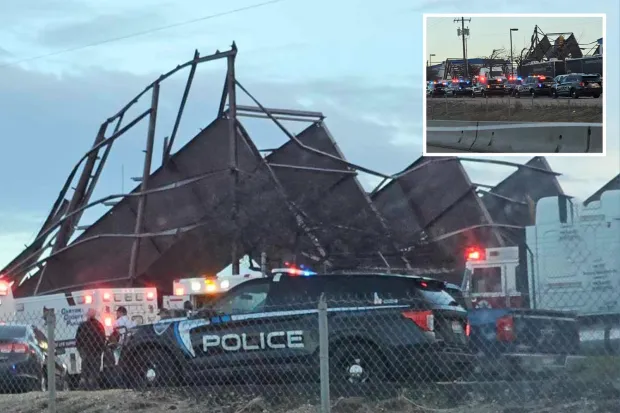 12 hurt when structure collapses in Boise, Idaho