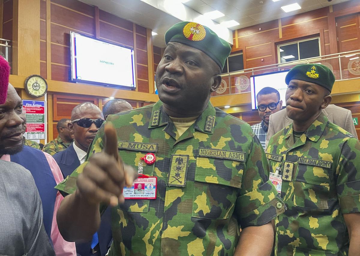 Nigeria’s defense chief accuses nations withholding arms sales over abuses of ‘double standards’