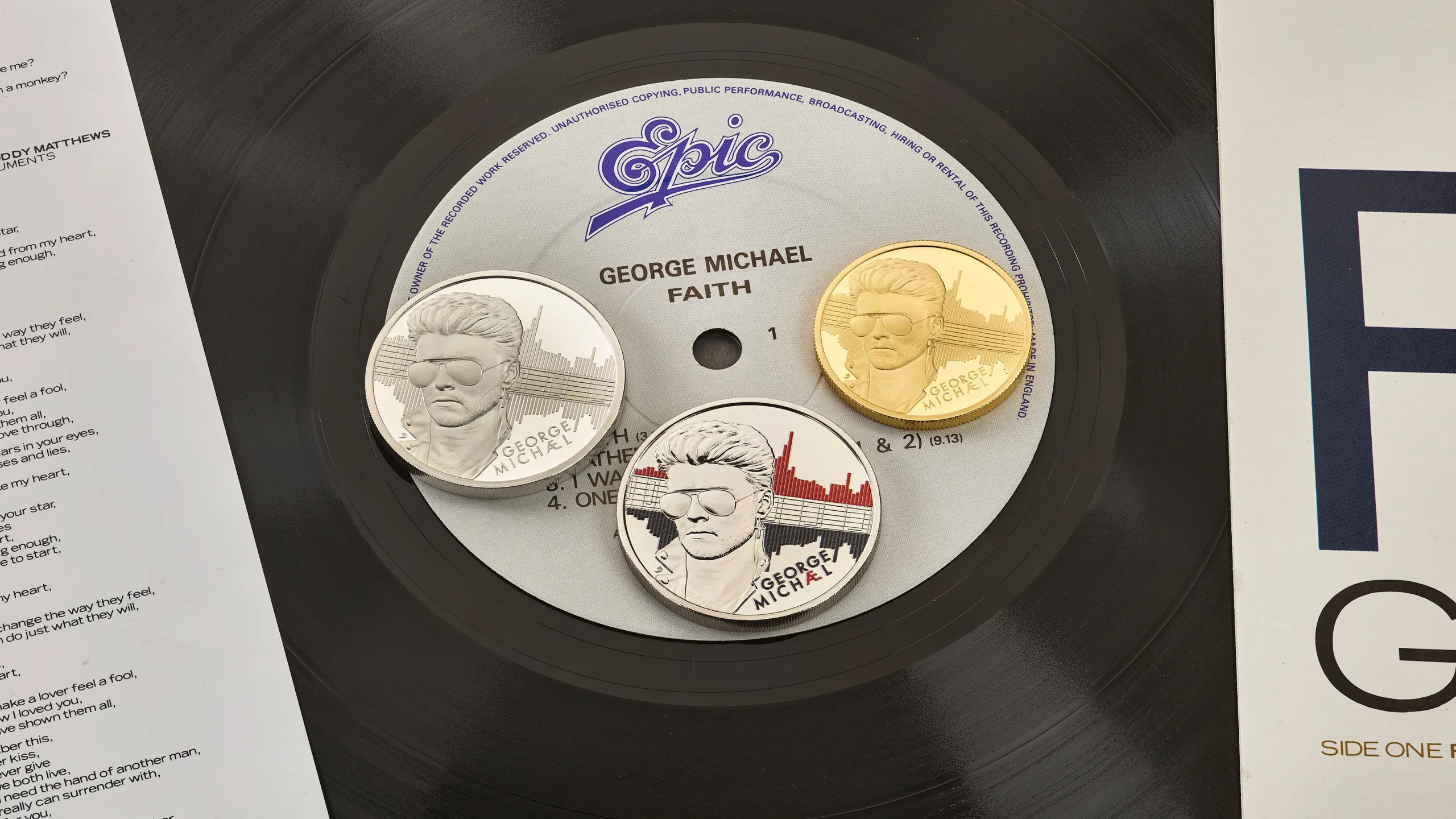 From gold records to gold coins. George Michael is now honored with a commemorative minting