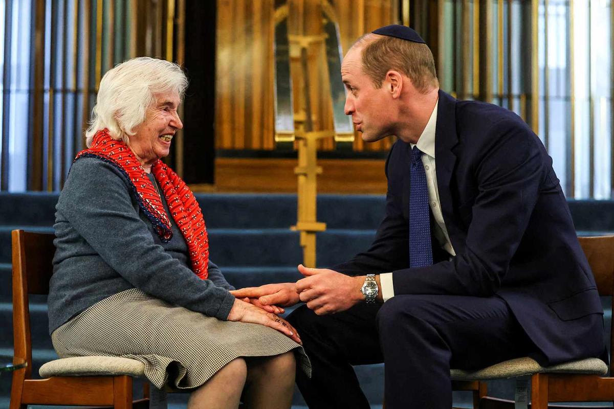 Prince William condemns antisemitism during visit to London synagogue