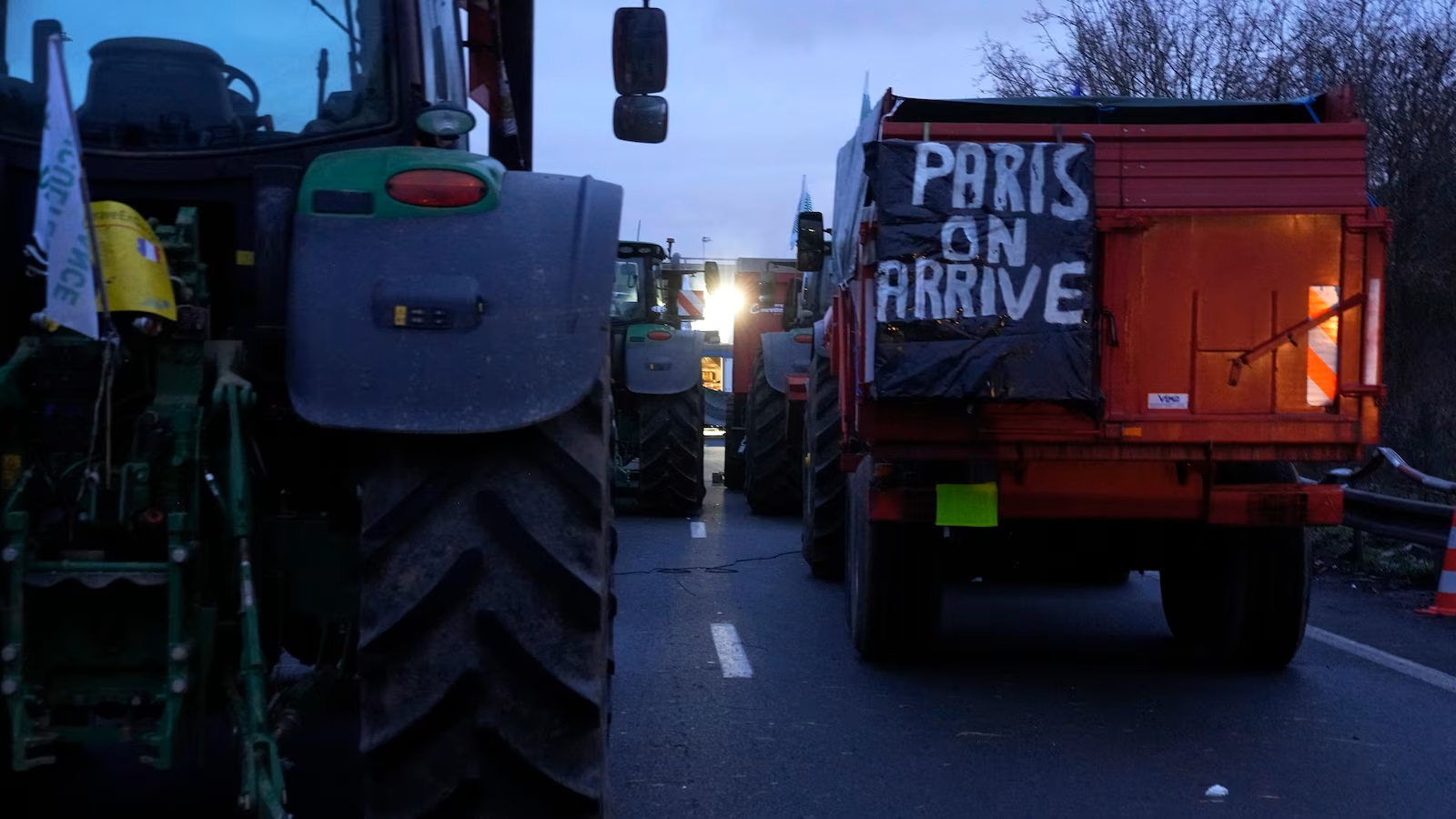 Farmers are blocking key roads between Belgium and the Netherlands in the latest sign of their anger