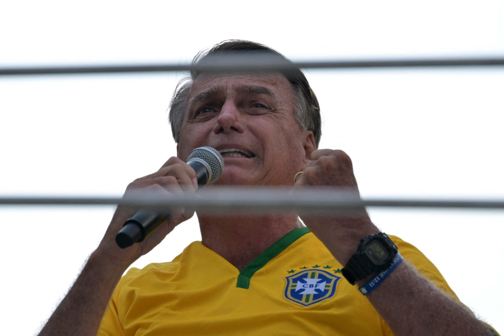 Jair Bolsonaro is under investigation in Brazil for allegedly harassing a whale off Sao Paulo