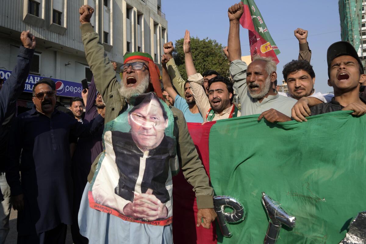 Khan supporters and other Pakistani parties block highways to protest election results