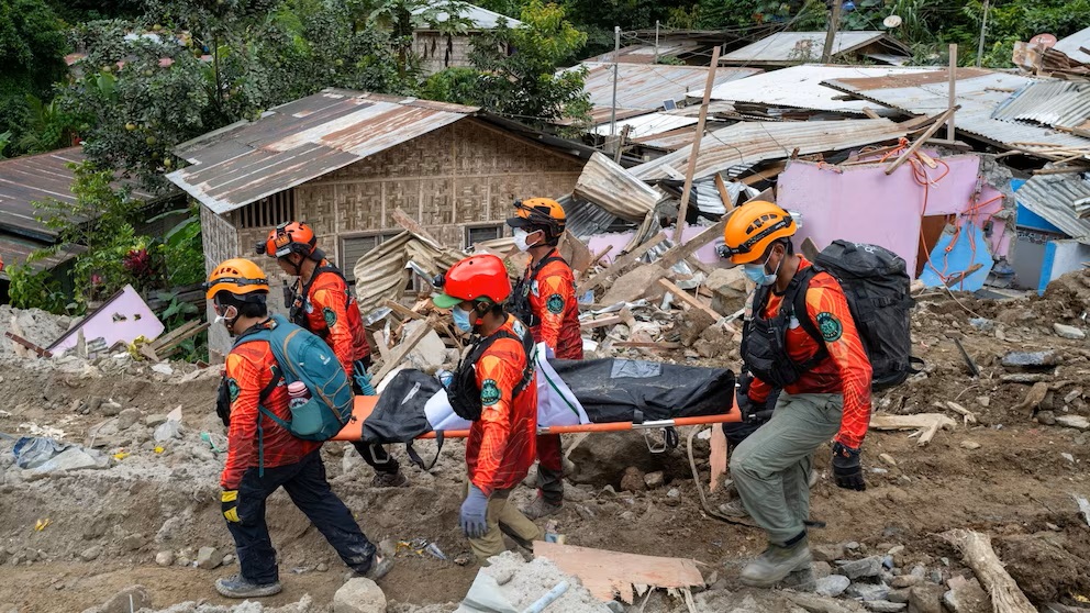 Death toll in landslide-hit Philippine mountain village rises to 11 with more than 100 missing